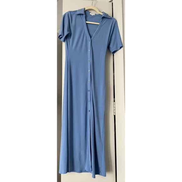 Revolve Song of Style Francine Midi Dress in Cornflower Blue S - Picture 5 of 7